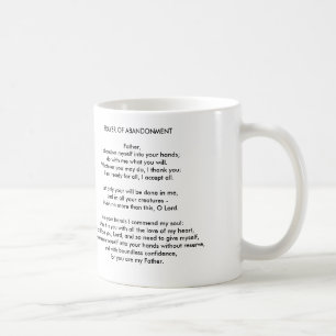 Kapitulation till gudbönen av Abandonmentmuggen Kaffemugg