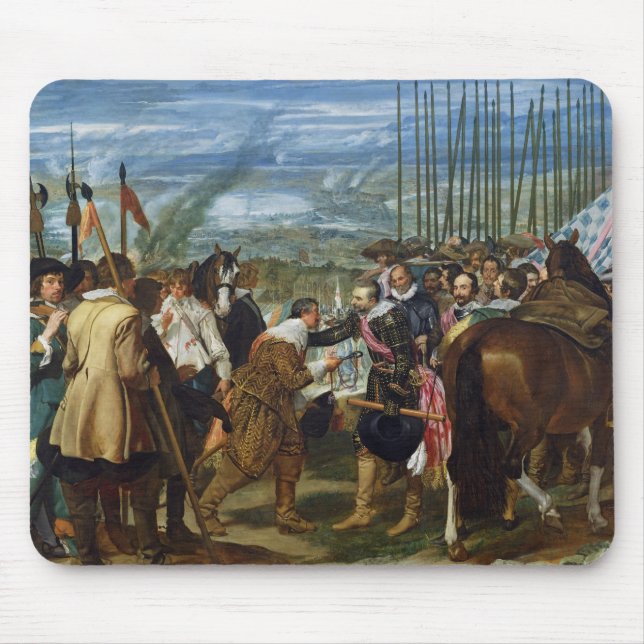 Kapitulationen av Breda, 1625, c.1635 Musmatta (Framsidan)