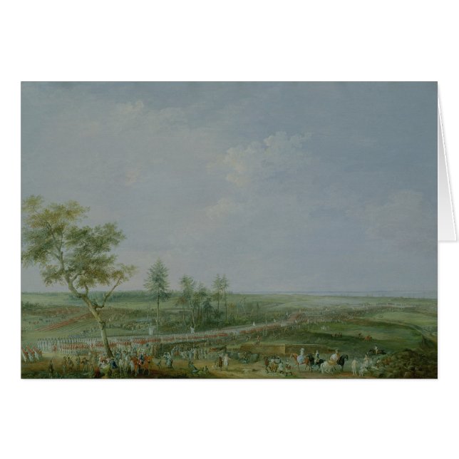 Kapitulationen av Yorktown Hälsningskort (Framsidan Horizontal)