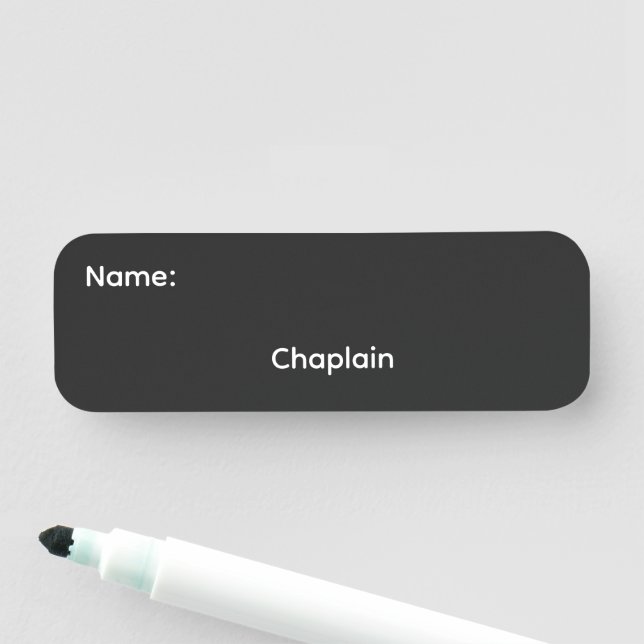 Kaplan Magnetisk Whiteboard-knapp Namnbricka (På plats)
