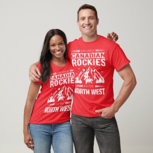 Kapning och camping av kanadensiska Rockies - Kana T Shirt
