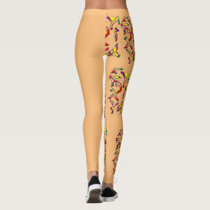kapoeira ginga-strumpor flinflip flops leggings