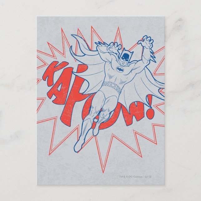 KAPOW! Batman Graphic Vykort (Framsida)