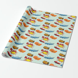 Kapow! Blam! Pow! Aaagh! Presentpapper