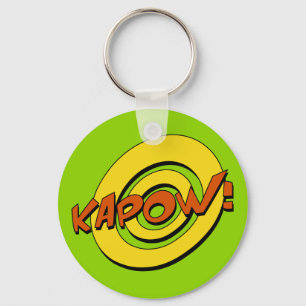 Kapow humorbok Keychain Nyckelring