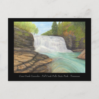Käpp Bäck Cascades - Appalachian Art Card Vykort