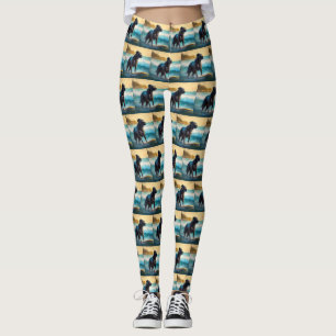 Käpp Corso Beach Surfing Painting Leggings