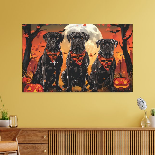 Käpp Corso Halloween Spooky Canvastryck (Insitu (Vardagsrum))