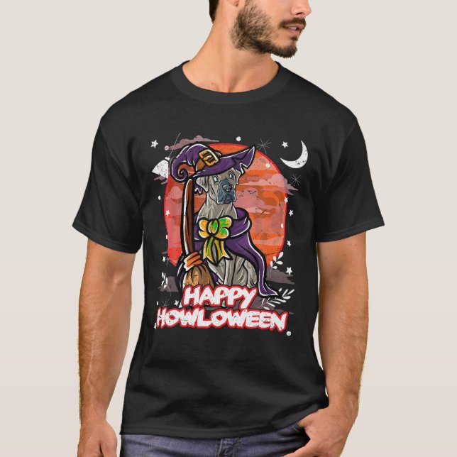 Käpp Corso Happy halloween Costume Witch T Shirt (Framsida)
