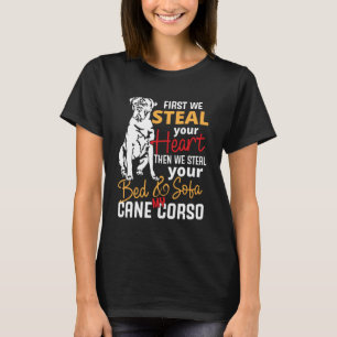 Käpp Corso Heart Bed Soffa Slogan T Shirt