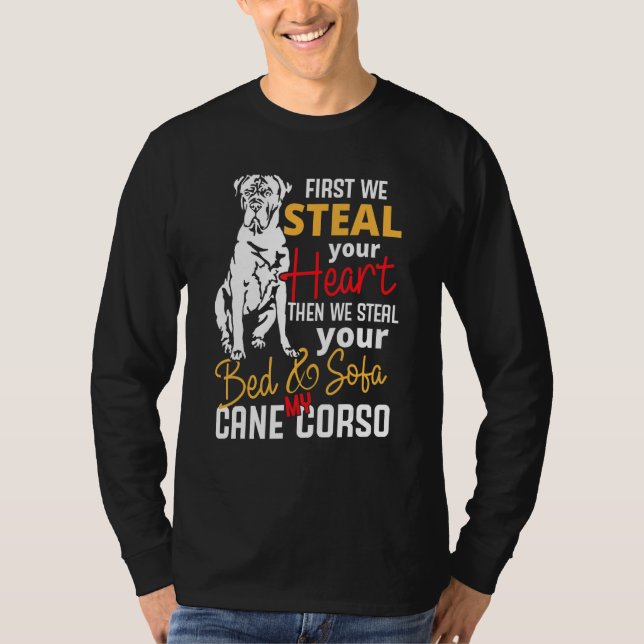 Käpp Corso Heart Bed Soffa som säger T Shirt (Framsida)