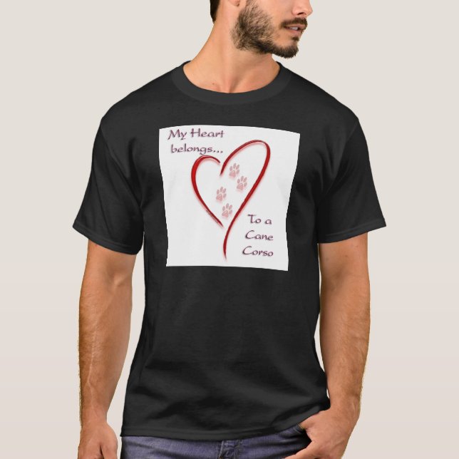 Käpp Corso Heart-Tillhör T-shirt (Framsida)