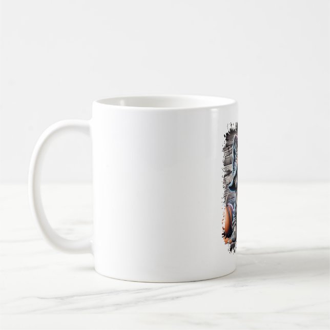 Käpp Corso Hund Halloween Kaffemugg (Vänster)