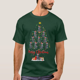 Käpp Corso Hund Julafton Matching Santa Käpp Corso T Shirt