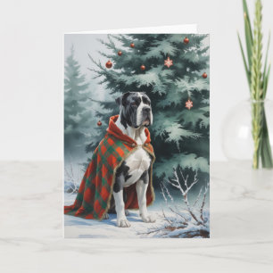 Käpp Corso Hund - julhälsningskort Kort