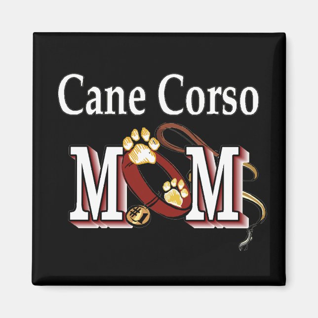 Käpp Corso Hund MAMMA Magnet (Framsidan)