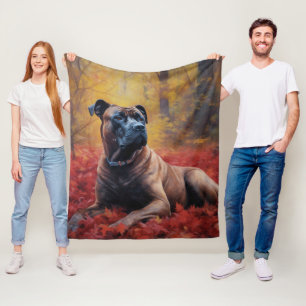 Käpp Corso i Höst löv Fall Inspire Fleecefilt