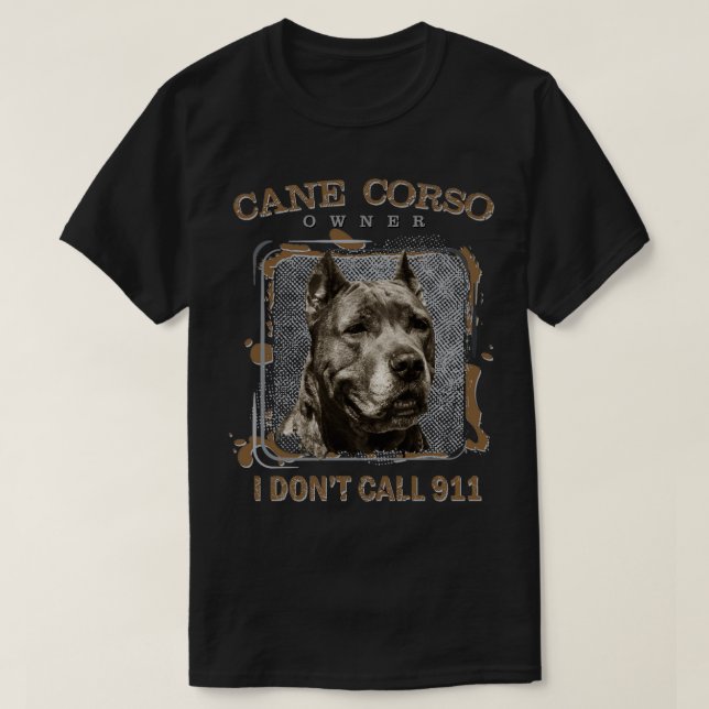 Käpp Corso Italiana Mastiff (5) T Shirt (Design framsida)