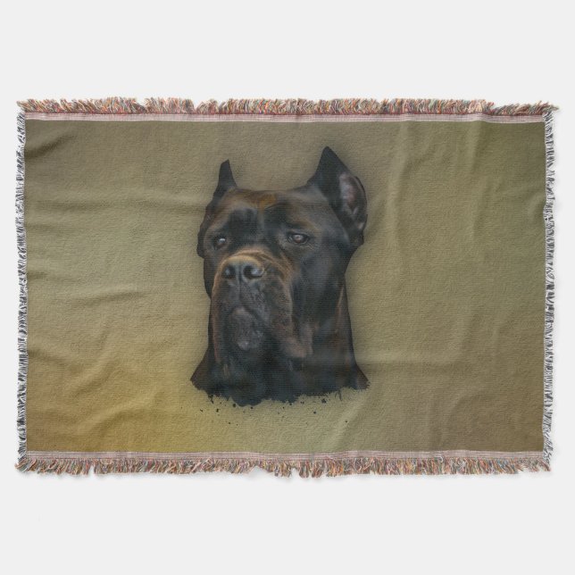 Käpp Corso - italiensk Mastiff Filt (Framsidan)
