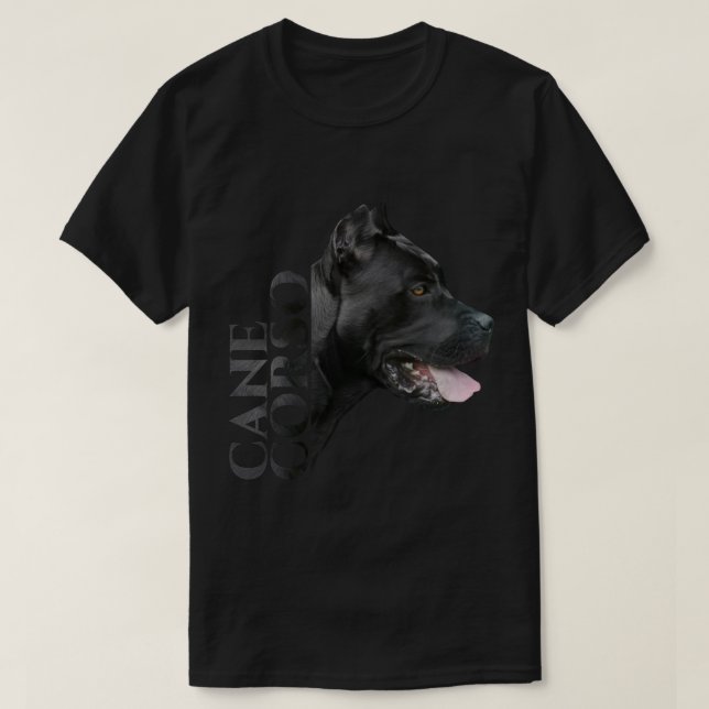 Käpp Corso - italiensk Mastiff T Shirt (Design framsida)