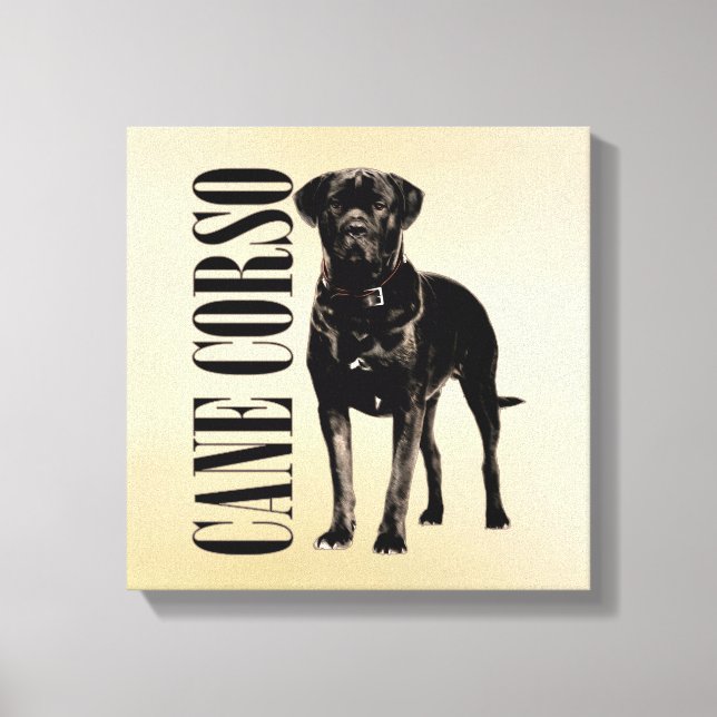 Käpp Corso - Italienska Mastiff Canvastryck (Framsida)