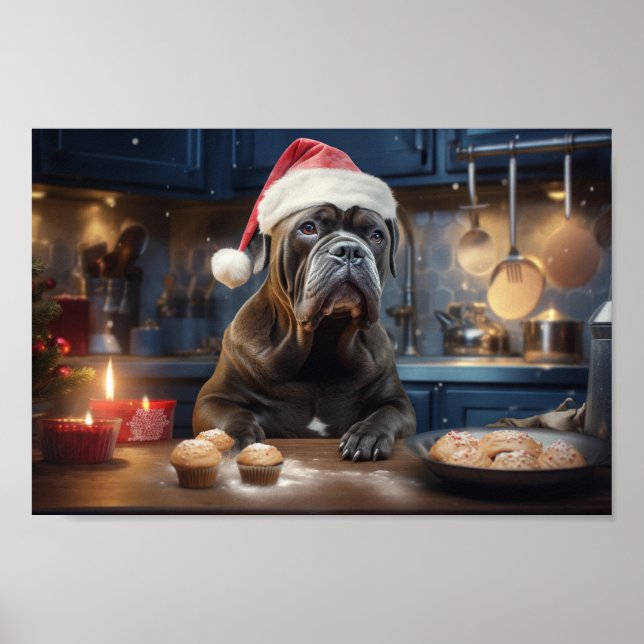 Käpp Corso jul Cookies Festive Helgdag Poster (Framsidan)
