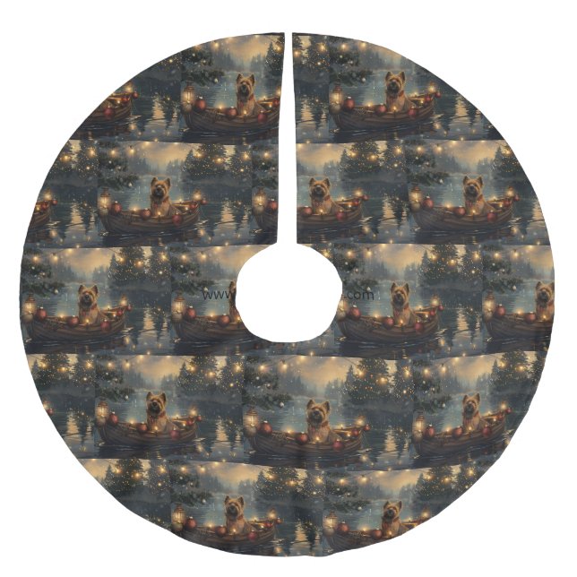 Käpp Corso Jul Festive Voyage Julgransmatta Borstad Polyester (Framsidan)