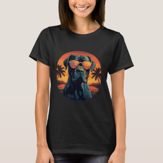 Käpp Corso med sunglass Presa Canario 14 T Shirt