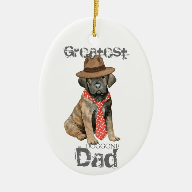 Käpp Corso Pappa Ceramic Ornament (Framsidan)