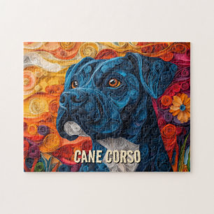Käpp Corso Papper Quilling Art Porträtt Pussel