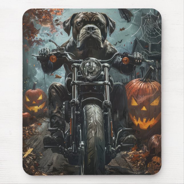 Käpp Corso Riding Motorcycle Halloween Scary Musmatta (Framsidan)