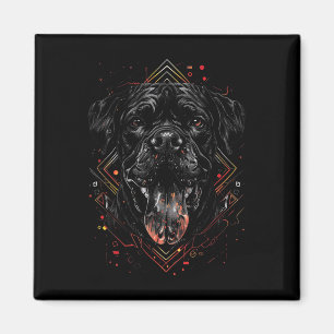 Käpp Corso Tatto Hund älskare Mastiff Art Hund Magnet