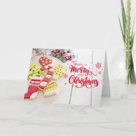 Käpp för julkakor och Önskemål Helgdag Ca Helgkort