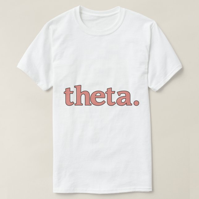 Kappa Alpha Theta Pastel T Shirt (Design framsida)