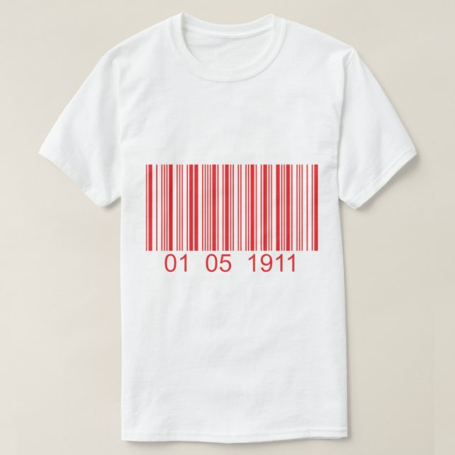 Kappa Barcode 01 05 1911 T Shirt (Design framsida)