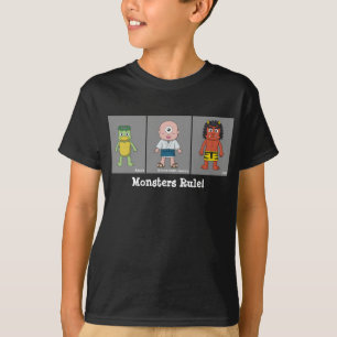 Kappa, Hitotsume-kozo och Oni Tecknad Yokai T Shirt