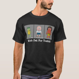 Kappa, Hitotsume-kozo och Oni tecknad Yokai Tee Shirt