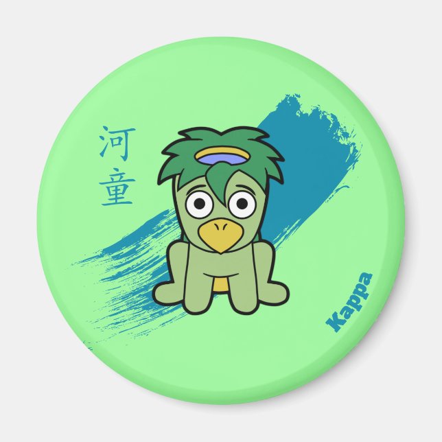 Kappa- Japanska Yokai Magnet (Framsidan)