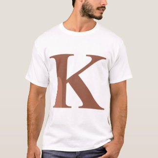 Kappa - K Brown Grekiska Brev T Shirt