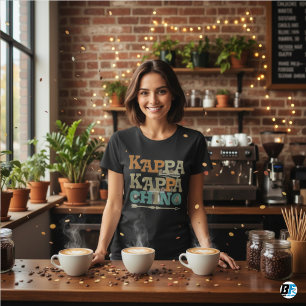 Kappa Kappa Chino Funny Coffee Älskare T-Shirt
