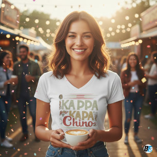 Kappa Kappa Chino Funny Coffee Älskare T-Shirt
