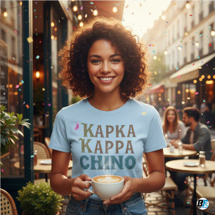 Kappa Kappa Chino Funny Coffee Älskare T-Shirt