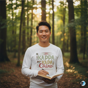 Kappa Kappa Chino Funny Coffee Älskare T-Shirt