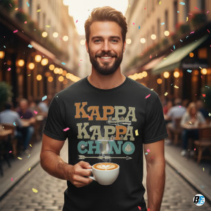 Kappa Kappa Chino Funny Coffee Älskare T-Shirt