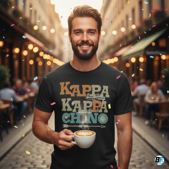 Kappa Kappa Chino Funny Coffee Älskare T-Shirt (Skapare uppladdad)