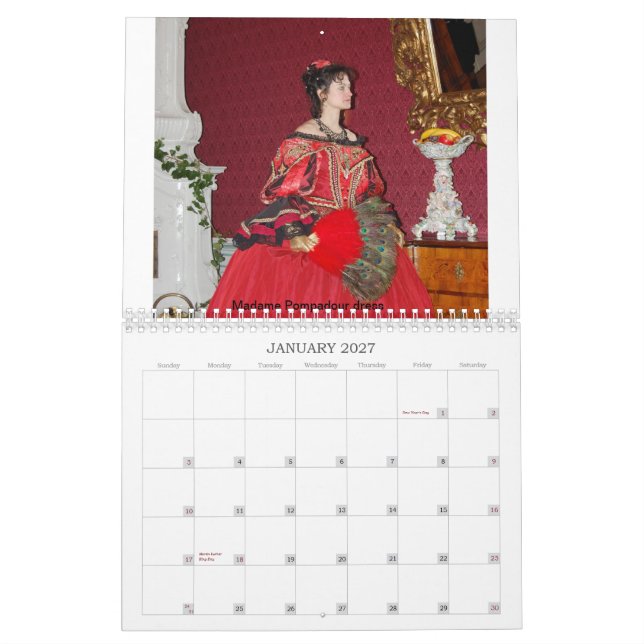 kappa madame de pompadour kalender (Jan 2027)
