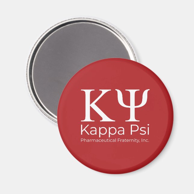 Kappa Psi Farmaceutiska Brödraskap Magnet (Front/Back)