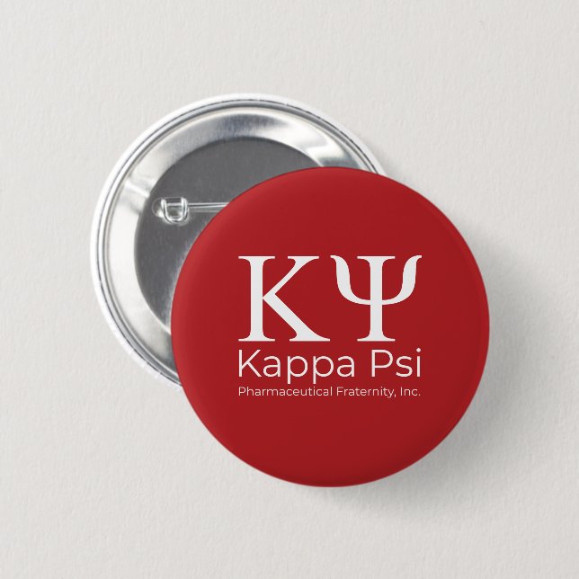 Kappa Psi Farmaceutiska Brödraskapet Knapp (Framsida & baksida)