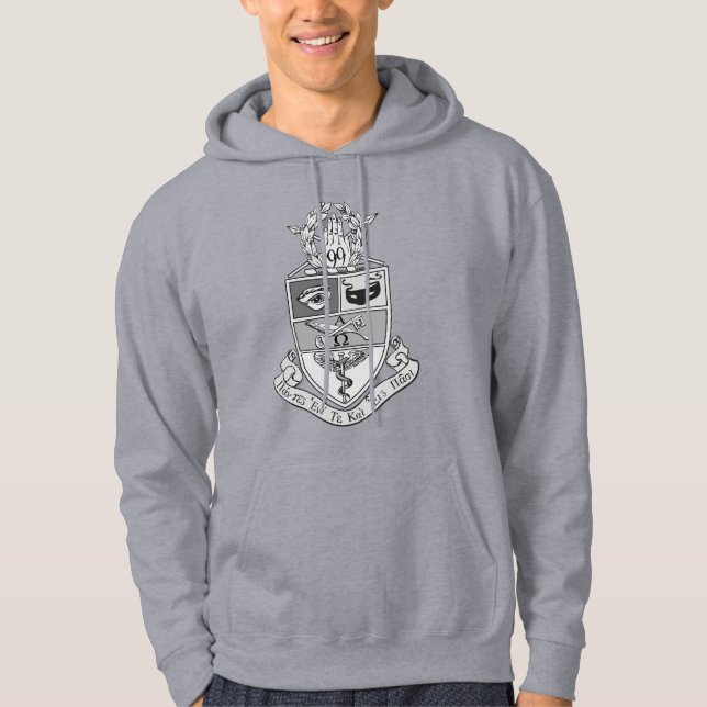Kappa Psi-vapen Hoodie (Framsida)