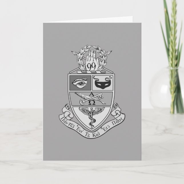 Kappa Psi-vapen Kort (Framsida)
